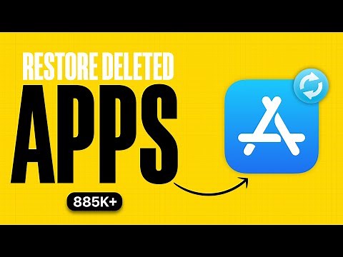 How to Restore Deleted Apps on iPhone or iPad from App Store