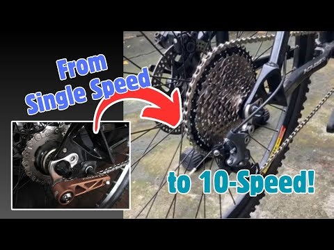 How to convert a Single-speed MTB to 10-speed