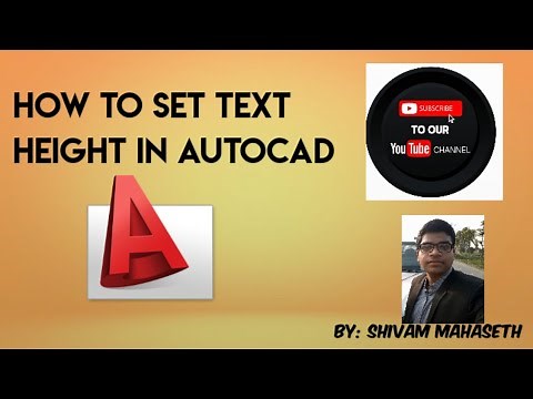 How to set Text height based on Scale in autocad