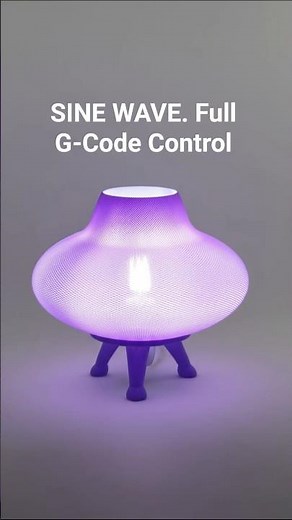 🤯 Viral 3D Printing: Watch the Mesmerizing Sine Wave Texture Come to Life!