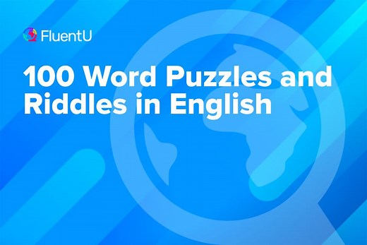 100 Word Puzzles and Riddles in English | FluentU English Blog