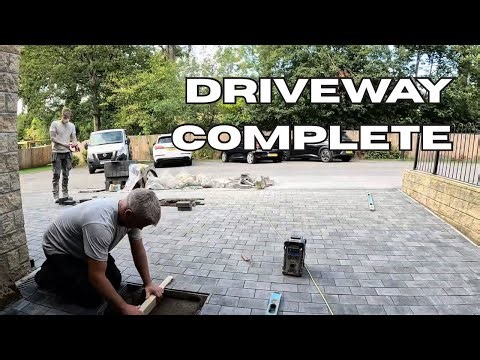 Block Paved Driveway Complete