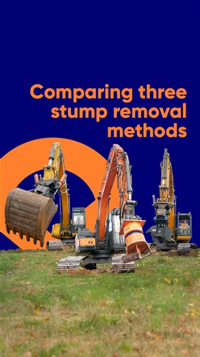 28K views · 153 reactions | Three different stump removal methods - which one is the fastest? #stumpremoval #stumpgrinding #forestry #heavyequipment #heavymachinery #landdevelopment #construction #excavatorlife | Dipperfox | Facebook