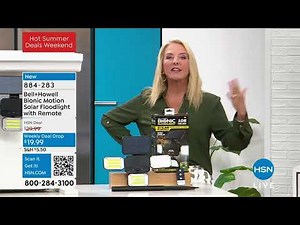 Bell+Howell Bionic Motion Solar Floodlight with Remote