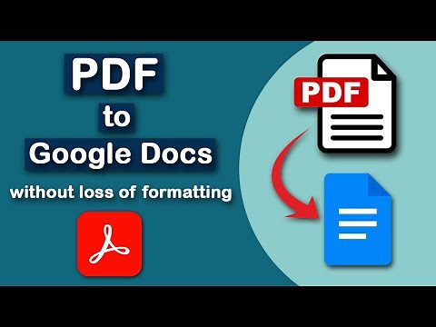 How to convert PDF to Google Docs without losing formatting using Adobe Acrobat Pro DC