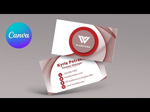 How to Make a Professional Business Card Design with Canva