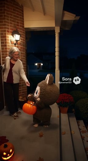 labubu trick or treat...#fyp #viralvideo