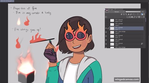 How to Draw FIRE Digitally – 2 Easy Methods for Epic Flames!