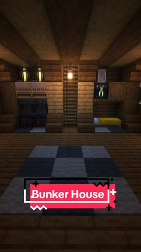 Underground Bunker House Minecraft Tutorial