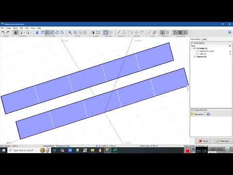 Solar PV system simulation with PVsyst