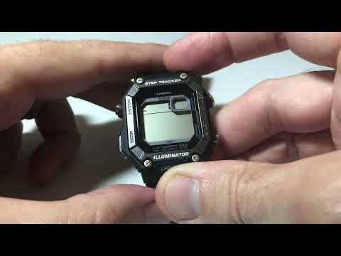 Stand reminder on the Casio Step Tracker (Module 3564)