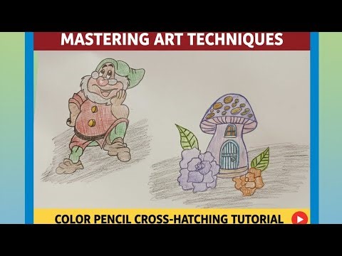 Cross hatching Colour Pencil Shading Drawing #live #livestream #creator #drawing #art #livestreaming