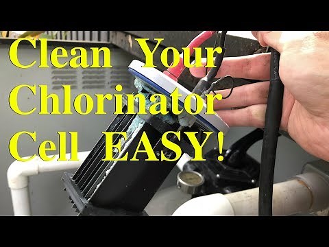 How to Clean Your Pool Chlorinator Salt Cell
