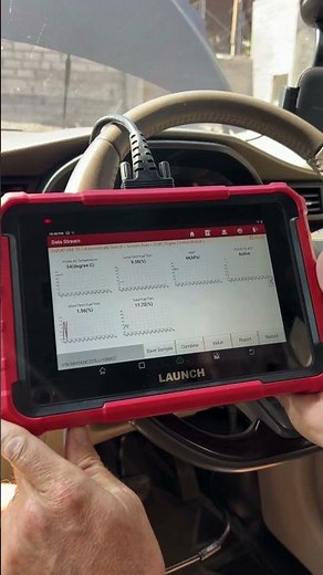 Live data graphing with the Launch X431 V Pros Elite 📊 🎥