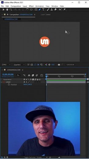 Create Motion Paths from Shape Paths in After Effects #Shorts