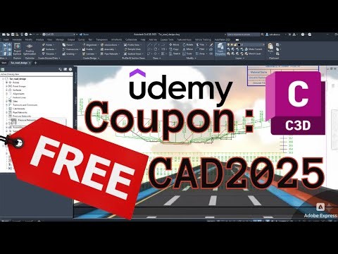 Udemy Civil 3d course Promo