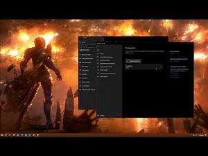 How to add a Windows Security exclusion to a file or folder (Windows 10)