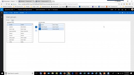 How do I create User Groups and add Users in D365 for Finance and Operations Security