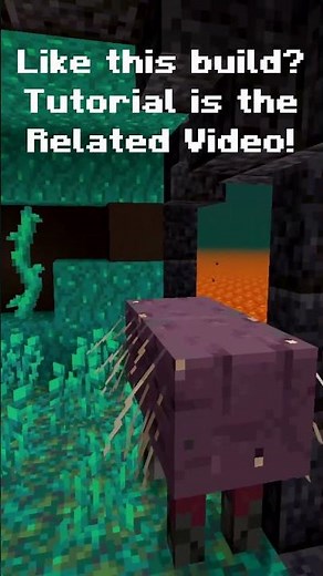 Minecraft Starter Nether Base Tutorial Trailer #gearsaw #minecraft #minecraftbuilding