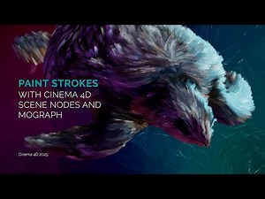 Paint Strokes with Cinema 4D Scene Nodes and MoGraph