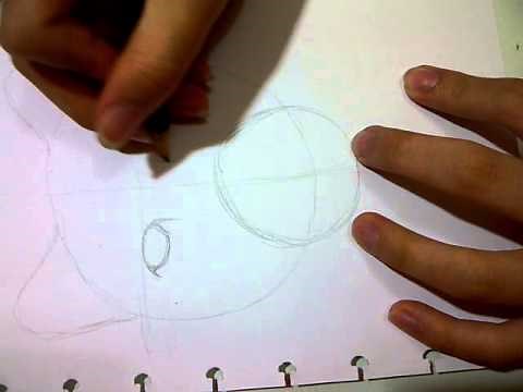 How to draw easy leopard's face step by step(part 1 : sketch)