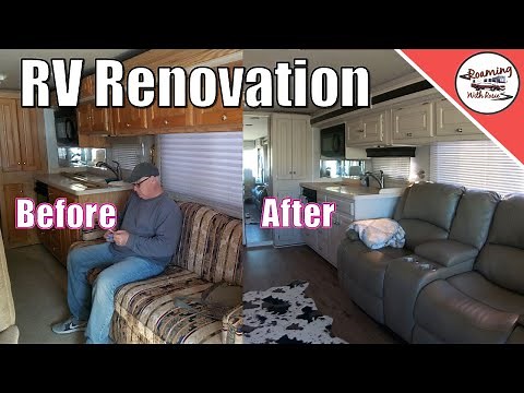 RV Renovation Before and After - Amazing and DIY !