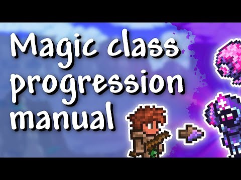 Terraria - 1.4.2 Master Mode magic class progression guide (spell overlord!)