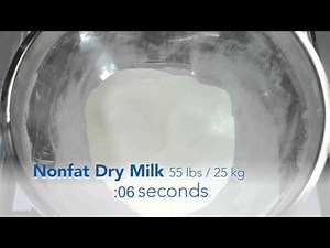Fristam Powder Induction Series: Non-fat Dry Milk into water