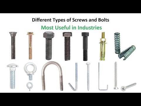 Different types of screws and bolts #mechanicalengineeringskills #screw #bolt #viralvideo
