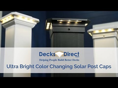 Ultra Bright Solar Post Cap Light