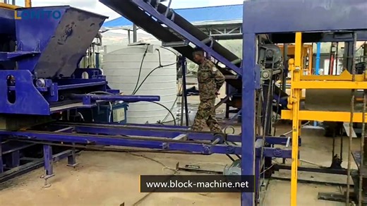 China LONTTO Brand Concrete hydraulic block machine production plant is working in Uganda 's. Model QT6-15 Hydraulic type cocnrete block making machine. It can make 4inch, 5inch ,6inch ,8inch ,hollow and solid block and brick. just exchange block mould if you have any demand about this machine, please contact us : whatsApp: 86 152 380 98567 email: info@lontto.com you can get more information by our website: www.block-machine.net | Lontto Block Machine Manufacturer