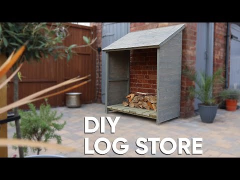 How To Make A Log Store - On A Budget