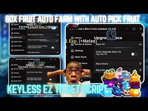 INSANE AUTO FARM Script 🌊 | Blox Fruits Grinding (NO KEY!)”
