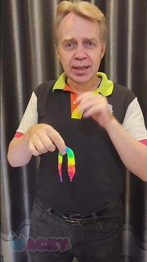 Rainbow Magic Wacky Worm Trick - Worm on a String #magician #wackyworm #magicreview #wormonastring