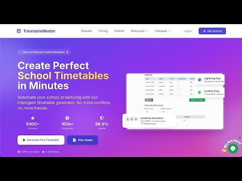 Guide to making School Timetable using TimetableMaster - AI Powered Timetabling Software