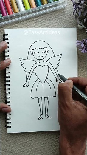 Master the Art of Drawing a Fairy Angle | Easy Steps to Draw a Fairy Like a Pro