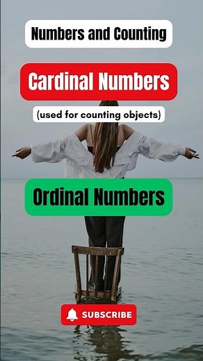 Ordinal Numbers vs. Cardinal Numbers | English Numbers Made Easy