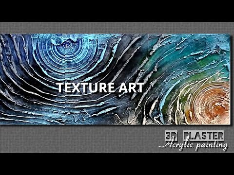 Mastering Texture Painting with Acrylic techniques : Step by step guide
