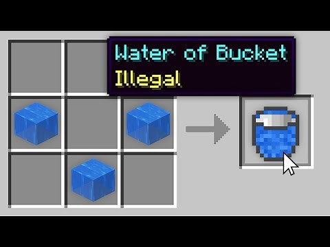 Illegal Minecraft Crafts