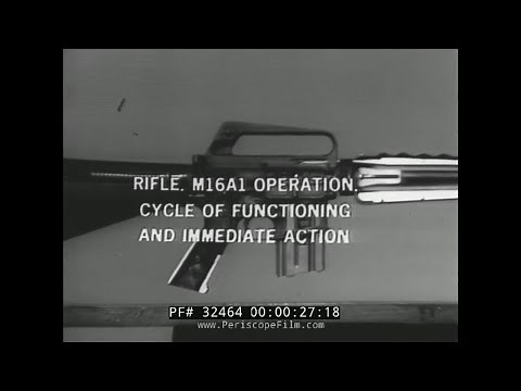 1973 U.S. ARMY M16A1 RIFLE CYCLE OF FUNCTIONING & IMMEDIATE ACTION M-16 ARMALITE AR-15 32464