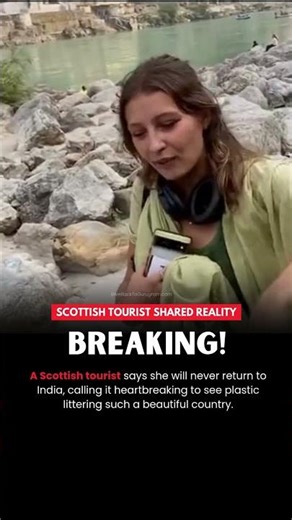 Beautiful Country, Plastic Everywhere”: Tourist Leaves India Heartbroken #news #cleanindia