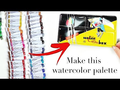 How to Build a Watercolor Palette - Tubes Vs. Pans