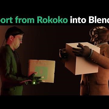 How to Export mocap from Rokoko and import the animation in Blender