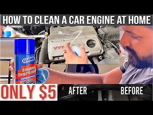 How to SUPER CLEAN Your Car Engine with GUNK Cleaner Only $5