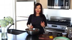 Japchae (Sweet potato starch noodles stir fried with vegetables)