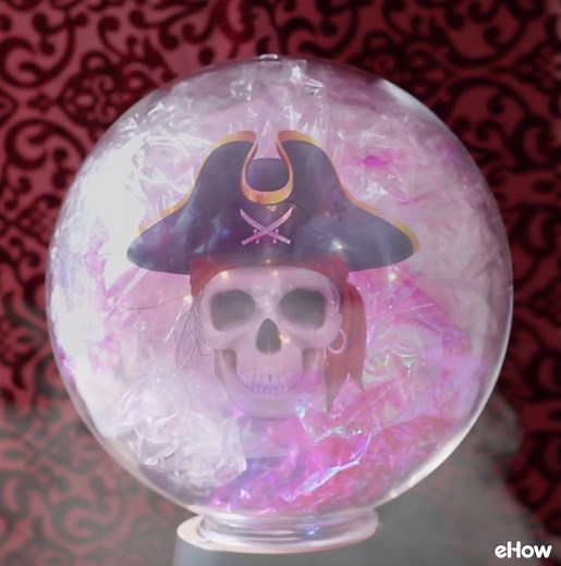 This glowing crystal ball is just spook-tacular for Halloween! Full tutorial: http://to.ehow.com/easy_crystal_ball | ehow