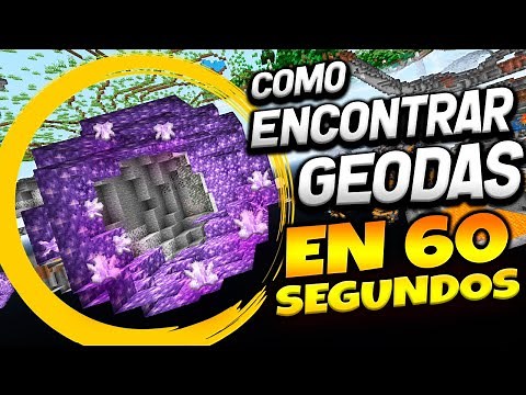 How to find Geodes in 60 seconds 👉 MINECRAFT 1.17 👈