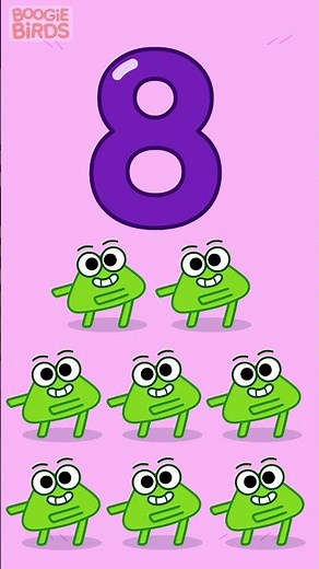 The Numbers Song For Kids 🔢 | Preschool Learning | Boogie Birds #shorts