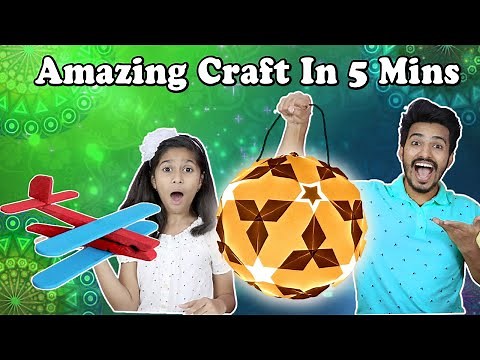 Pari Making Easy Festive Craft In 5 Minutes | Pari's Lifestyle