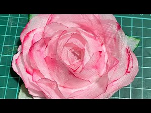 Easy Tissue Paper Rose | DIY Paper Flowers | Tutorial